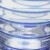 Glass 742/9.5 Spiral Blue - 9 oz. Blue Colored Spiral Design Glass (250 ml.)